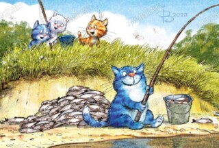 Blue cats, boat, fishing